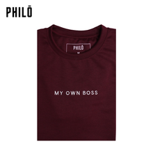 Load image into Gallery viewer, Philo &quot;MY OWN BOSS&quot; Crewneck Shirt
