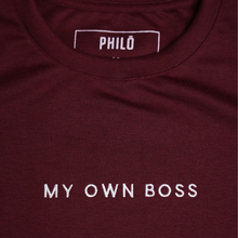 Load image into Gallery viewer, Philo &quot;MY OWN BOSS&quot; Crewneck Shirt
