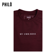 Load image into Gallery viewer, Philo &quot;MY OWN BOSS&quot; Crewneck Pullover

